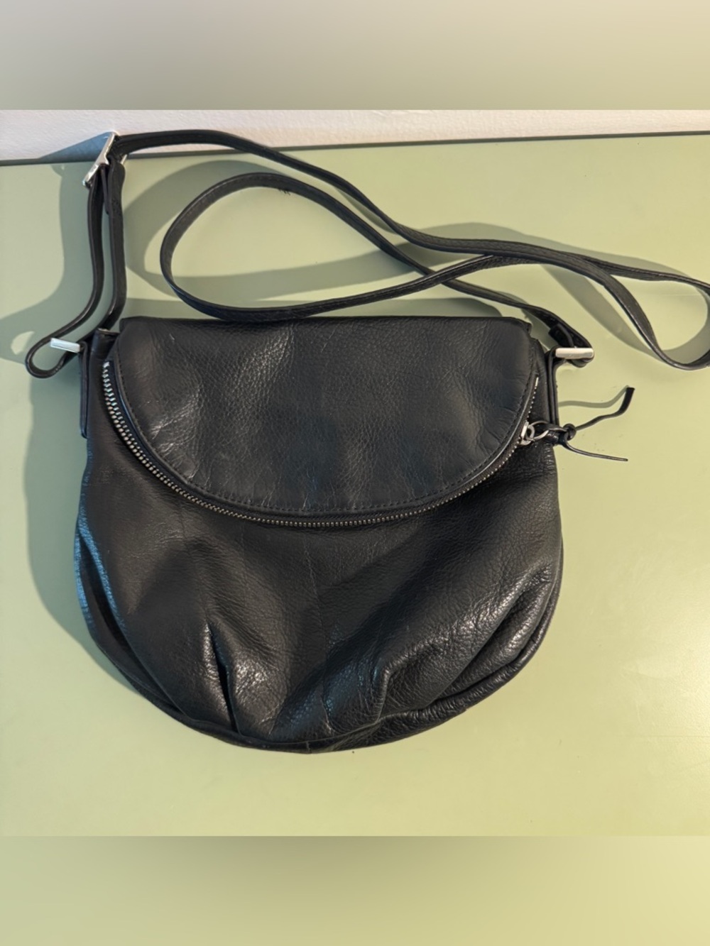 Genuine Leather Black Purse